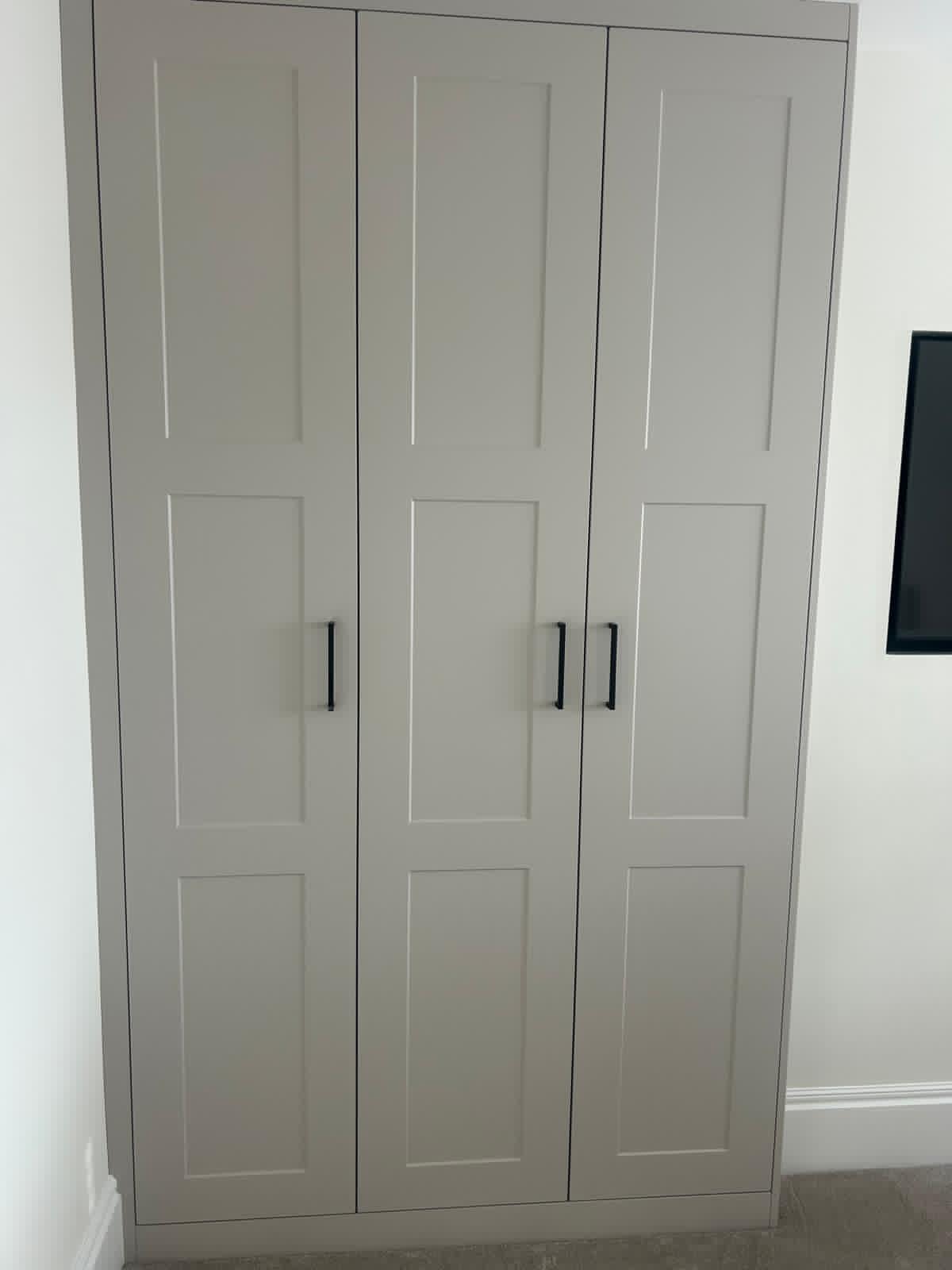 Bespoke fitted wardrobes installed by Bespoke Furniture Group in a Newcastle home
