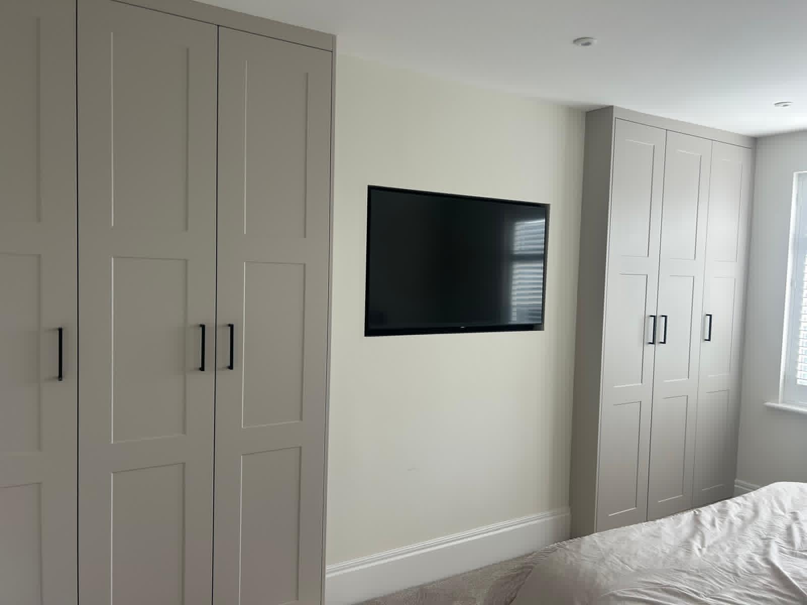 Bespoke fitted wardrobes installed by Bespoke Furniture Group in a Newcastle home