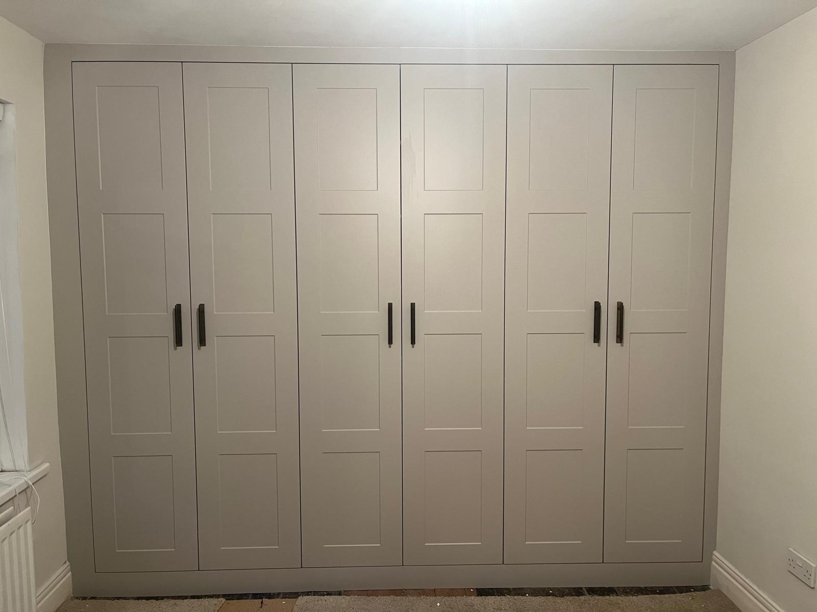 Bespoke fitted wardrobes installed by Bespoke Furniture Group in a Newcastle home