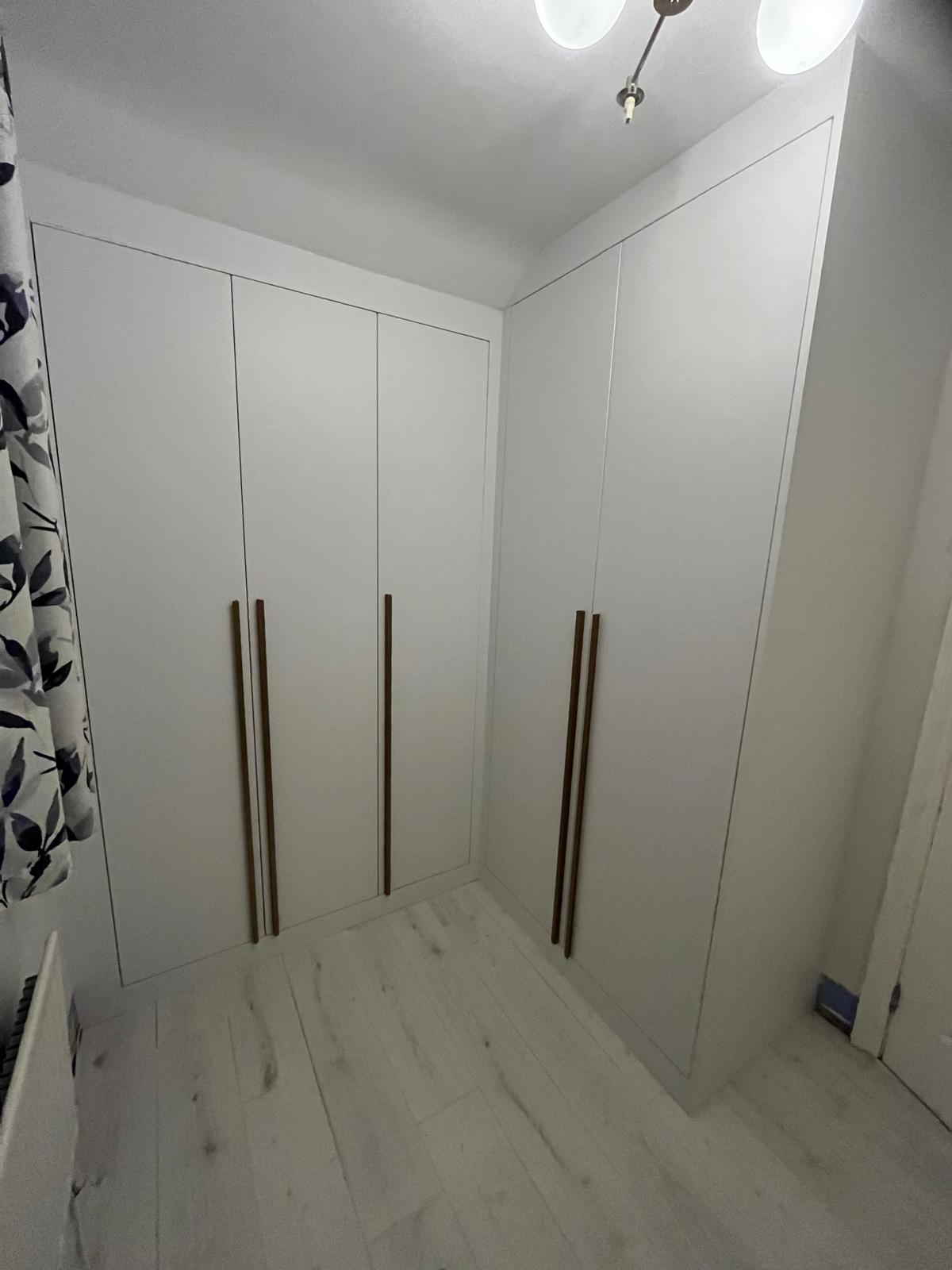 Bespoke fitted wardrobes installed by Bespoke Furniture Group in a Newcastle home