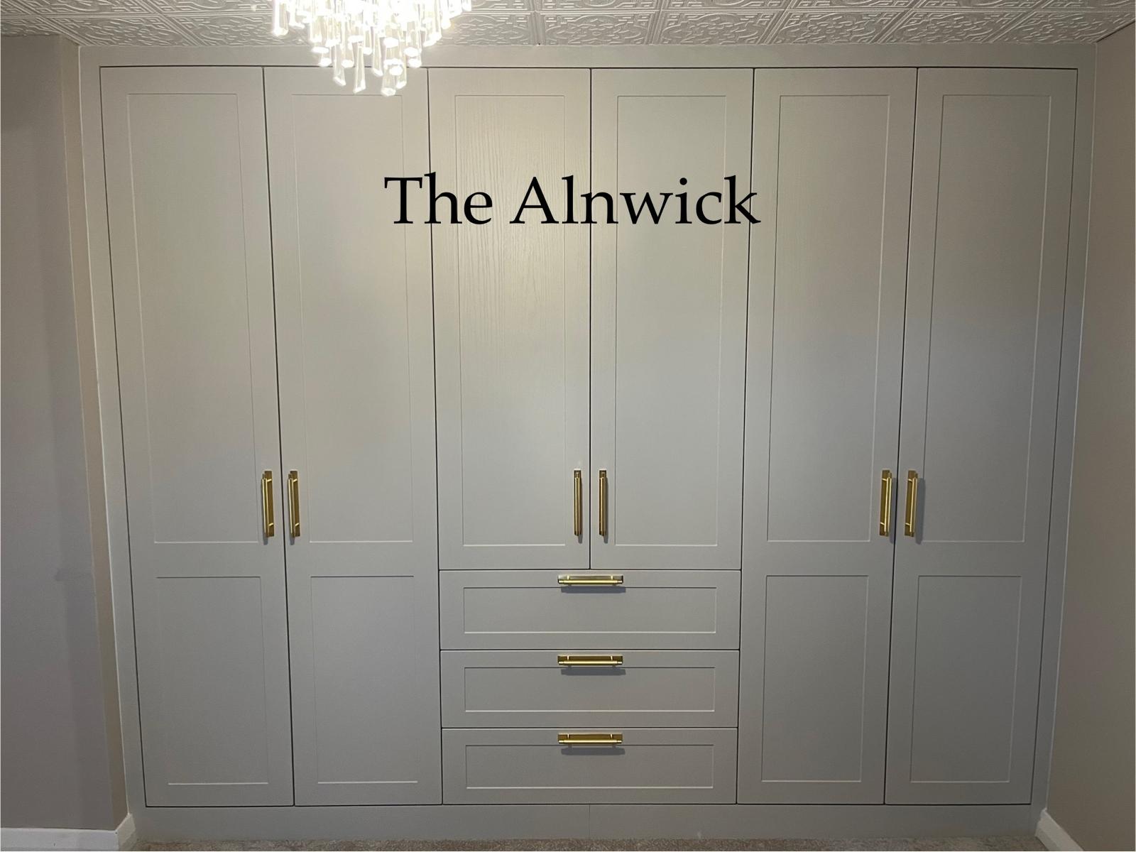 Bespoke fitted wardrobes installed by Bespoke Furniture Group in a Newcastle home