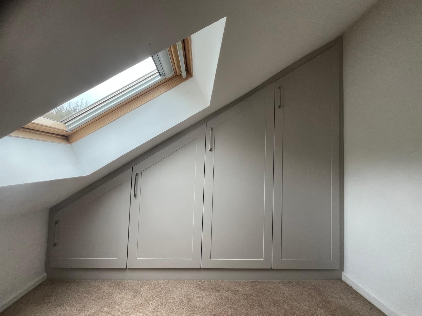 Bespoke fitted wardrobes installed by Bespoke Furniture Group in a Newcastle home
