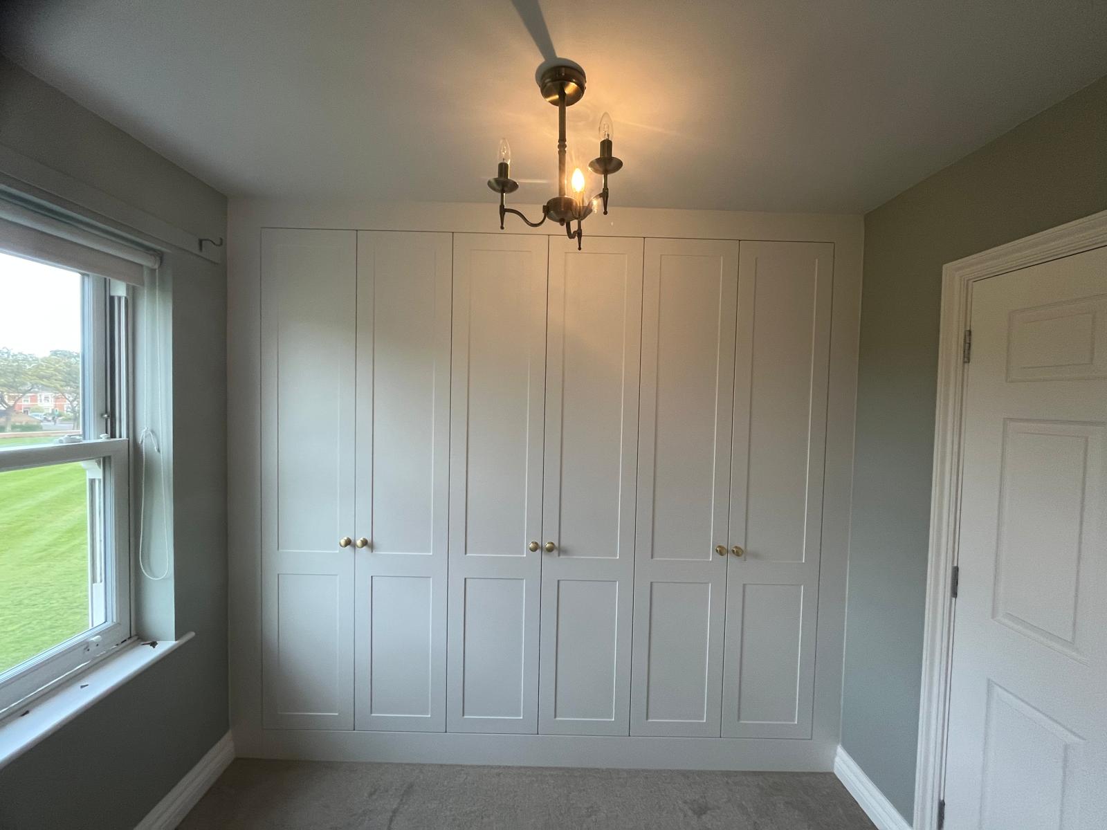 Bespoke fitted wardrobes installed by Bespoke Furniture Group in a Newcastle home