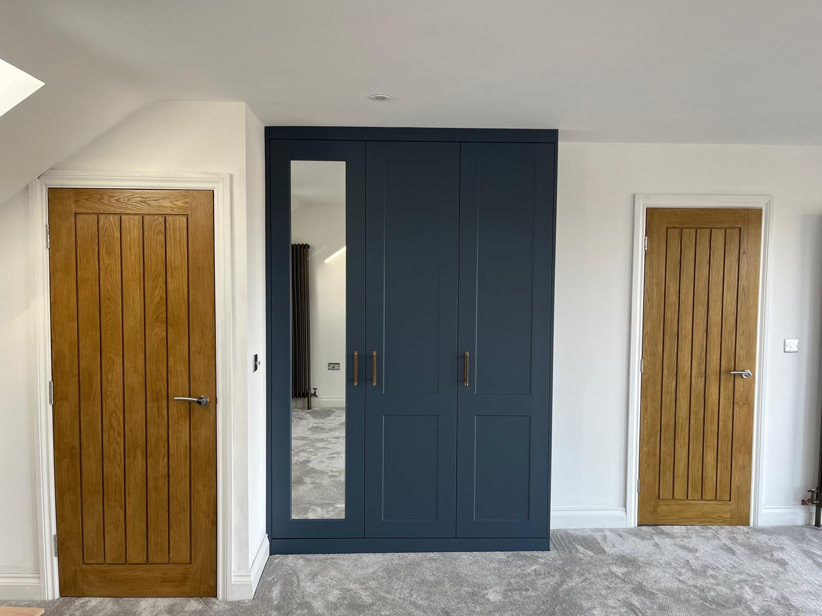 Bespoke fitted wardrobes installed by Bespoke Furniture Group in a Newcastle home