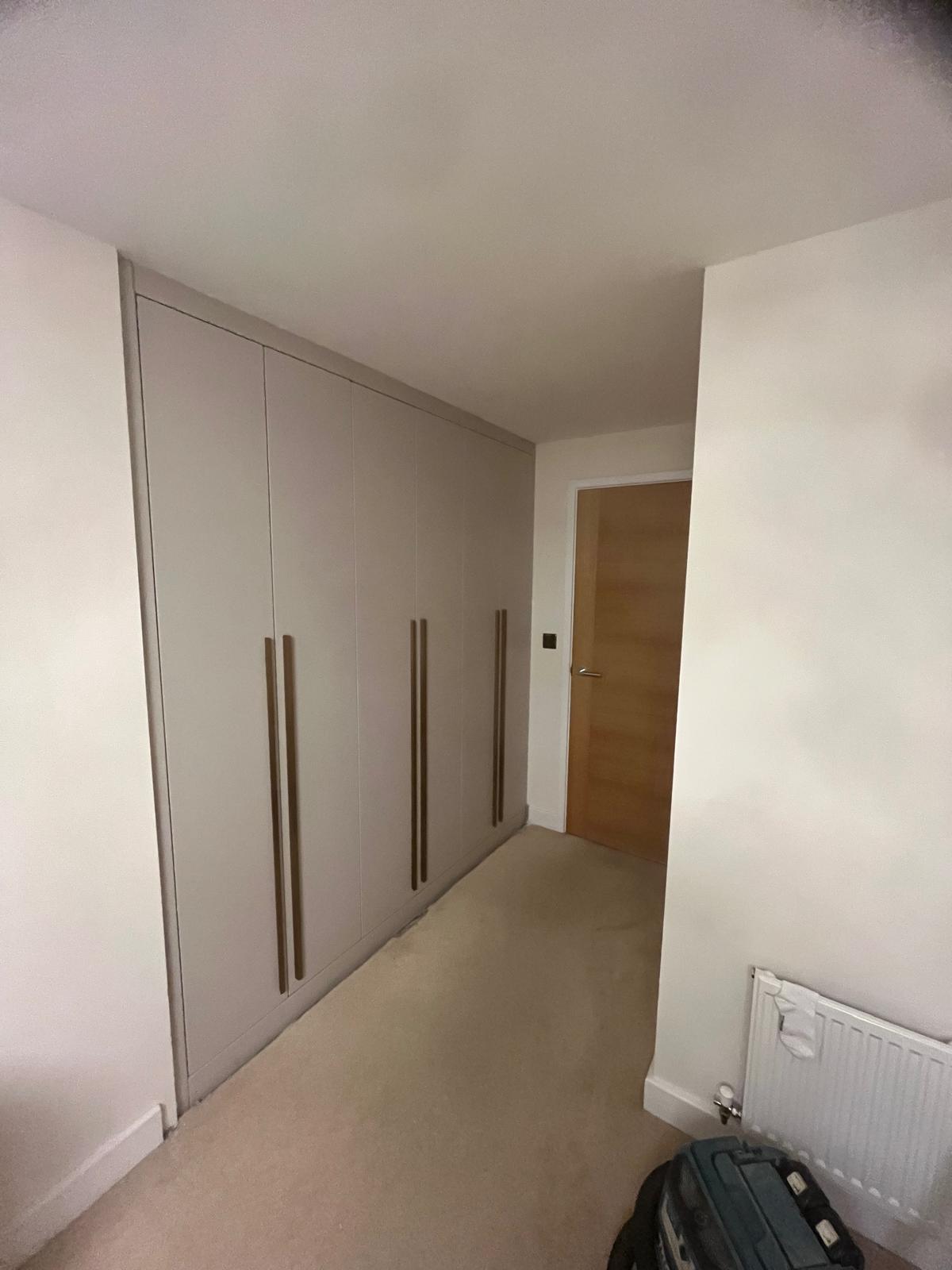 Bespoke fitted wardrobes installed by Bespoke Furniture Group in a Newcastle home