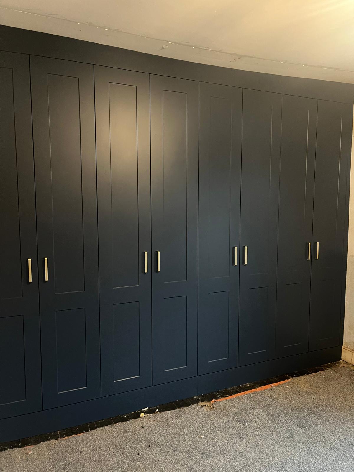 Bespoke fitted wardrobes installed by Bespoke Furniture Group in a Newcastle home
