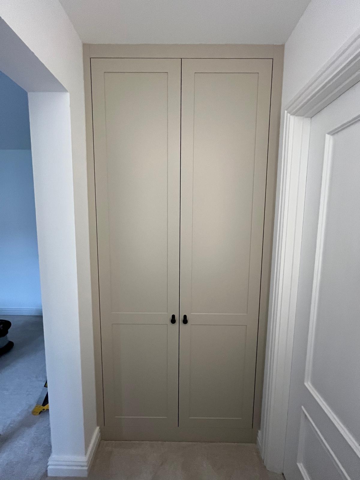 Bespoke fitted wardrobes installed by Bespoke Furniture Group in a Newcastle home